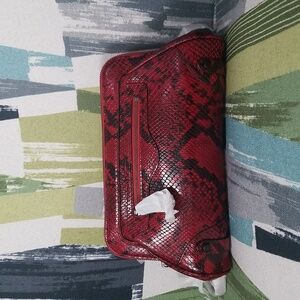 Rebecca Minkoff Mason Clutch In Red Apple NWT